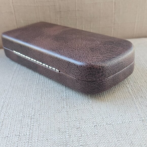 Fossil Eyeglasses Frame Brown Hard Case for Glasses Case only - Picture 11 of 11